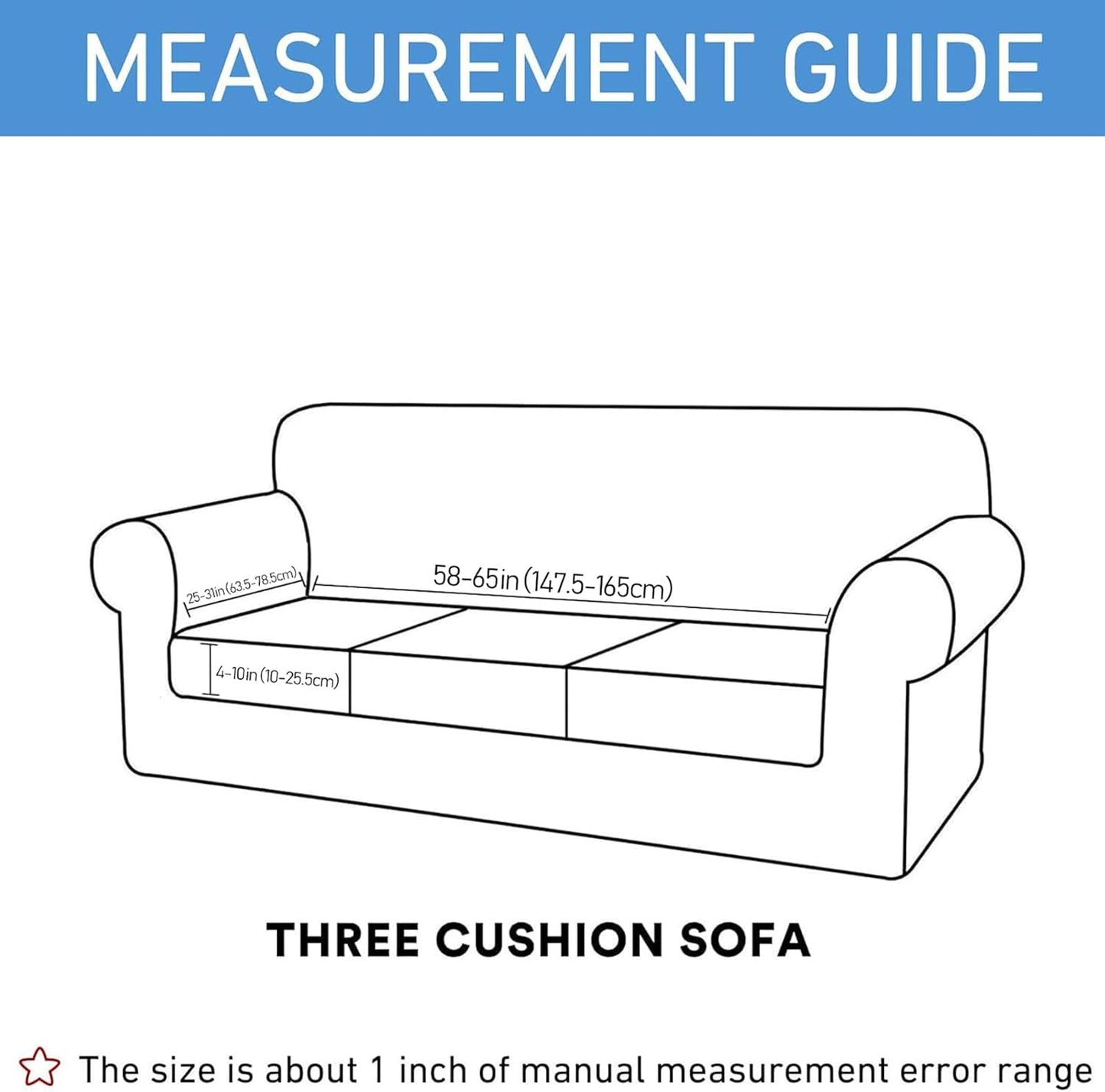 hyha Waterproof Couch Cushion Covers, Stretch Sofa Couch Seat Slipcover for Dog Washable, Non-Slip Waterproof Outdoor Cushion Covers for Patio Furniture Replacement (1 Piece for Large, Bronze Green)