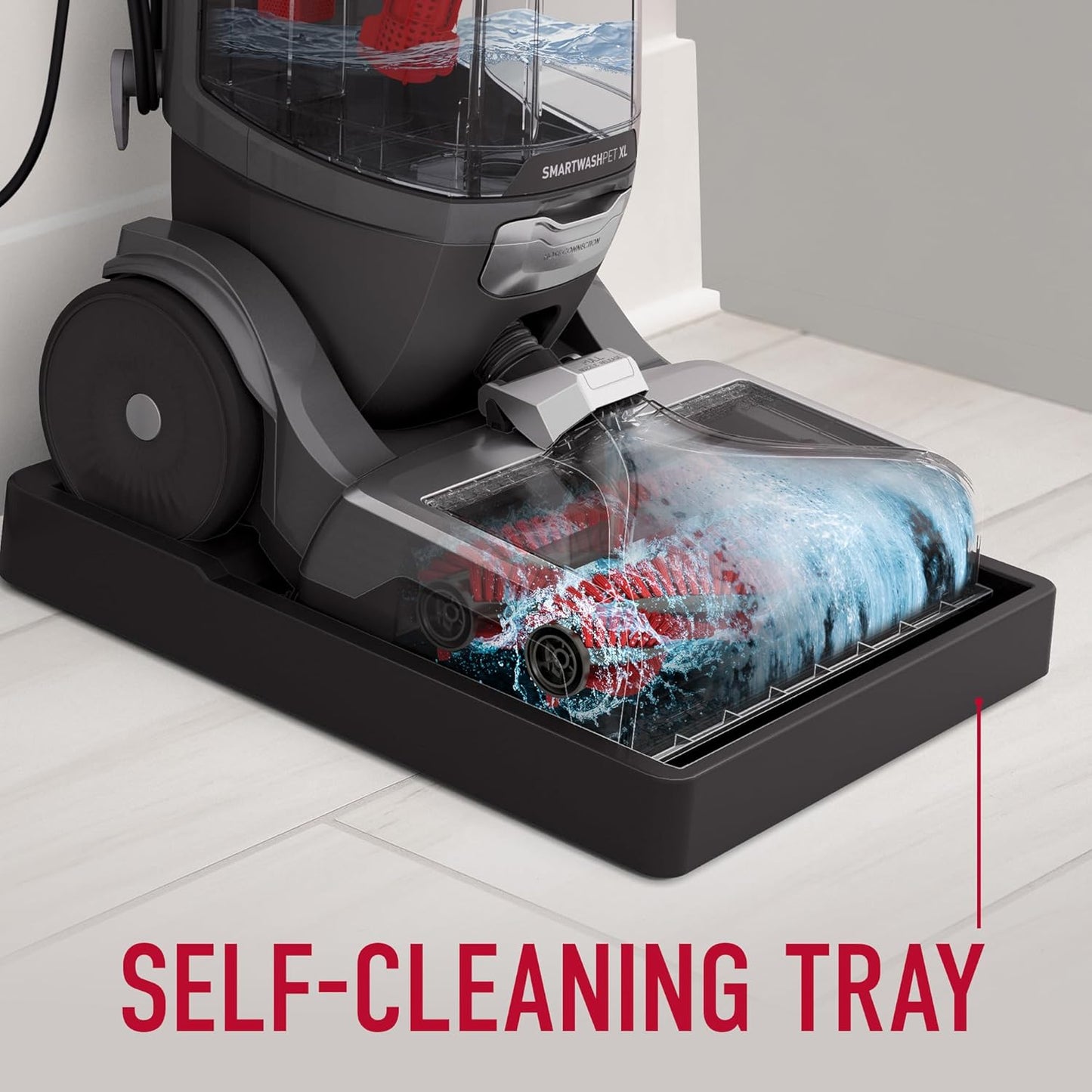 Hoover SmartWash Pet XL Upright Carpet Cleaner Machine for Carpet and Upholstery, Automatic Deep Cleaning Carpet Shampooer, Converts to Spot Cleaner, Pair with Hoover Carpet Cleaner Solution