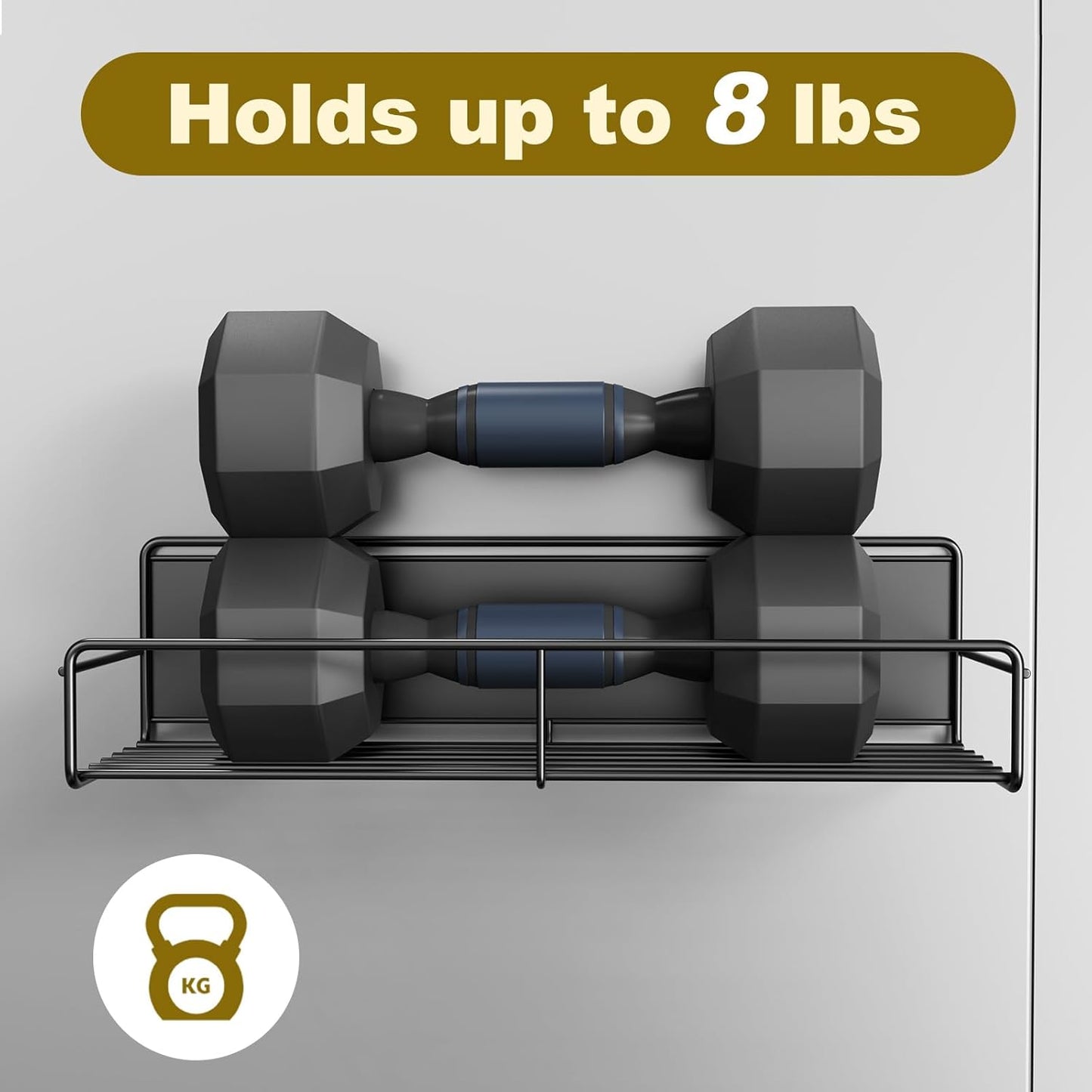 2 Pack Magnetic Spice Rack Organizer, Space Saver for Refrigerator and Microwave Oven, Magnetical Fridge Shelf for Jars, Seaoning, tins and Utensils Black