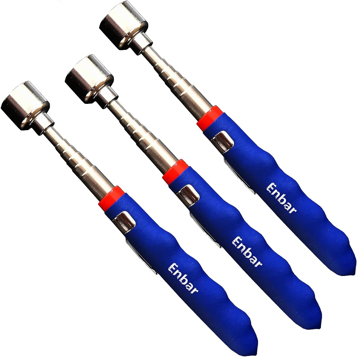 20lb Telescoping Magnetic Pick Up Tool Extendable 31" Telescopic Magnet Stick Useful for Hard-to-Reach,Sink Drains Mechanic Automotive Gifts for Men Women Husband Birthday Father's Day(3PCS)