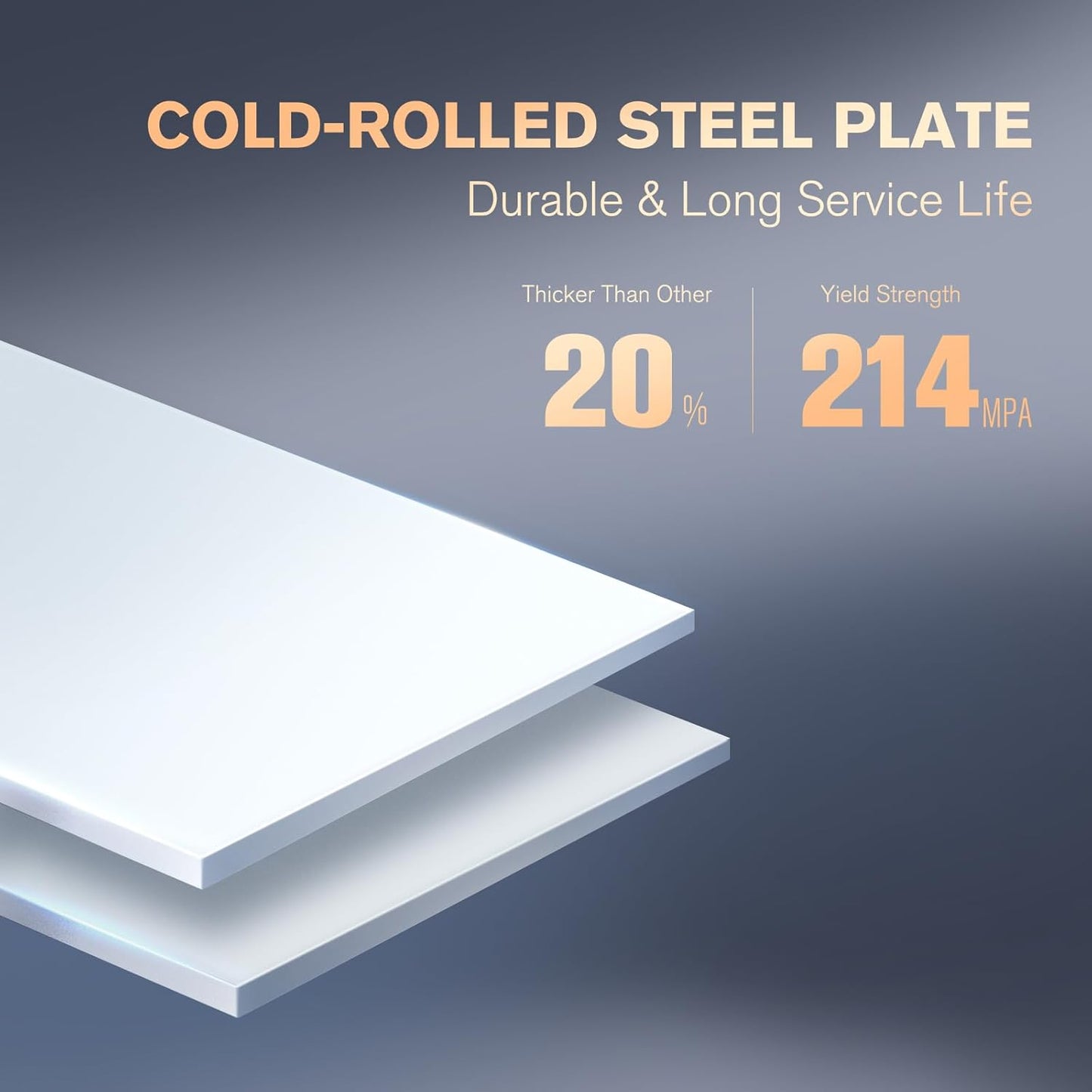 5 Tier Metal Curio Cabinets, Modern Bookshelf Cabinet with 4 Adjustable Shelves, Cabinet Display Case for Home Office, Living Room, Pantry (White-27.5W)