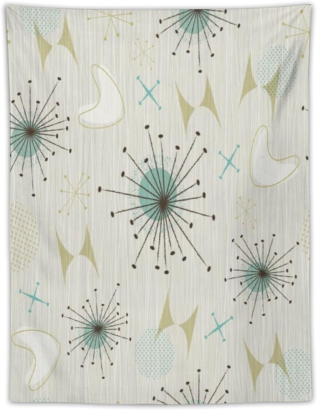 ICMOLYYENLO Boho Medieval Cat Tapestry, Abstract Atomic Starburst Geometric Aesthetic Art Wall Hanging For Bedroom Living Room Dormitory 30x40 Inches