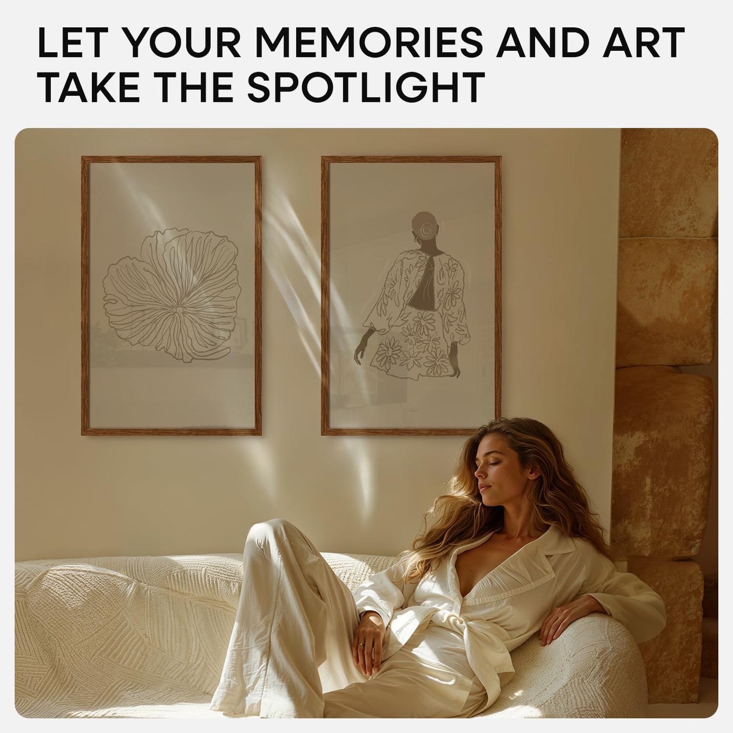 Homeforia 14x22 Picture Frame Brown, High End Dark Oak 14x22 Walnut Wooden Frames with Mat 12x16, 14 x 22 Wood Poster Frame Matted to 12 by 16, 22x14 Hanging Frames, Tempered Glass, Wall Kit, Set of 1