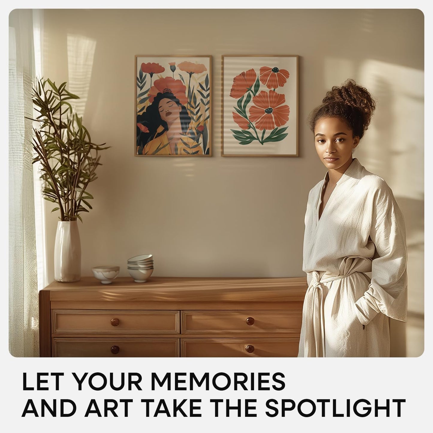 Homeforia 12x16 Picture Frame Bronze, High End Metal 12x16 Brass Poster Frames with Mat 9x12 Photo, 12 x 16 Bronze Frame Matted to 9 by 12 Print, 16by12 Thin Frames, Tempered Glass, Wall Kit, Set of 1