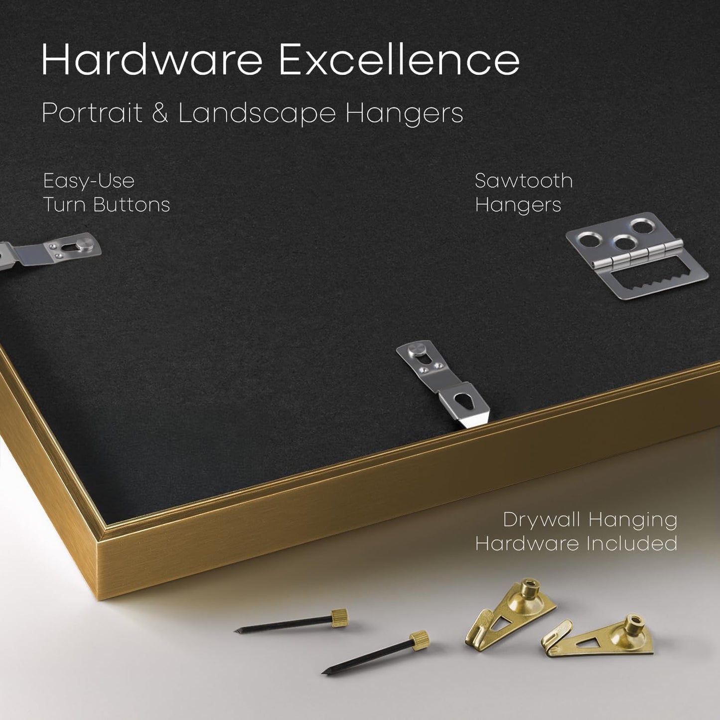 Homeforia 8x12 Picture Frame Bronze, High End Metal 8 x 12 Brass Frames with Mat 6 by 8 for Photo, 12x8 Frame Matted to 6x8 inch Print, 8by12 Wall or Tabletop Frame, Tempered Glass, Wall Kit, Set of 1