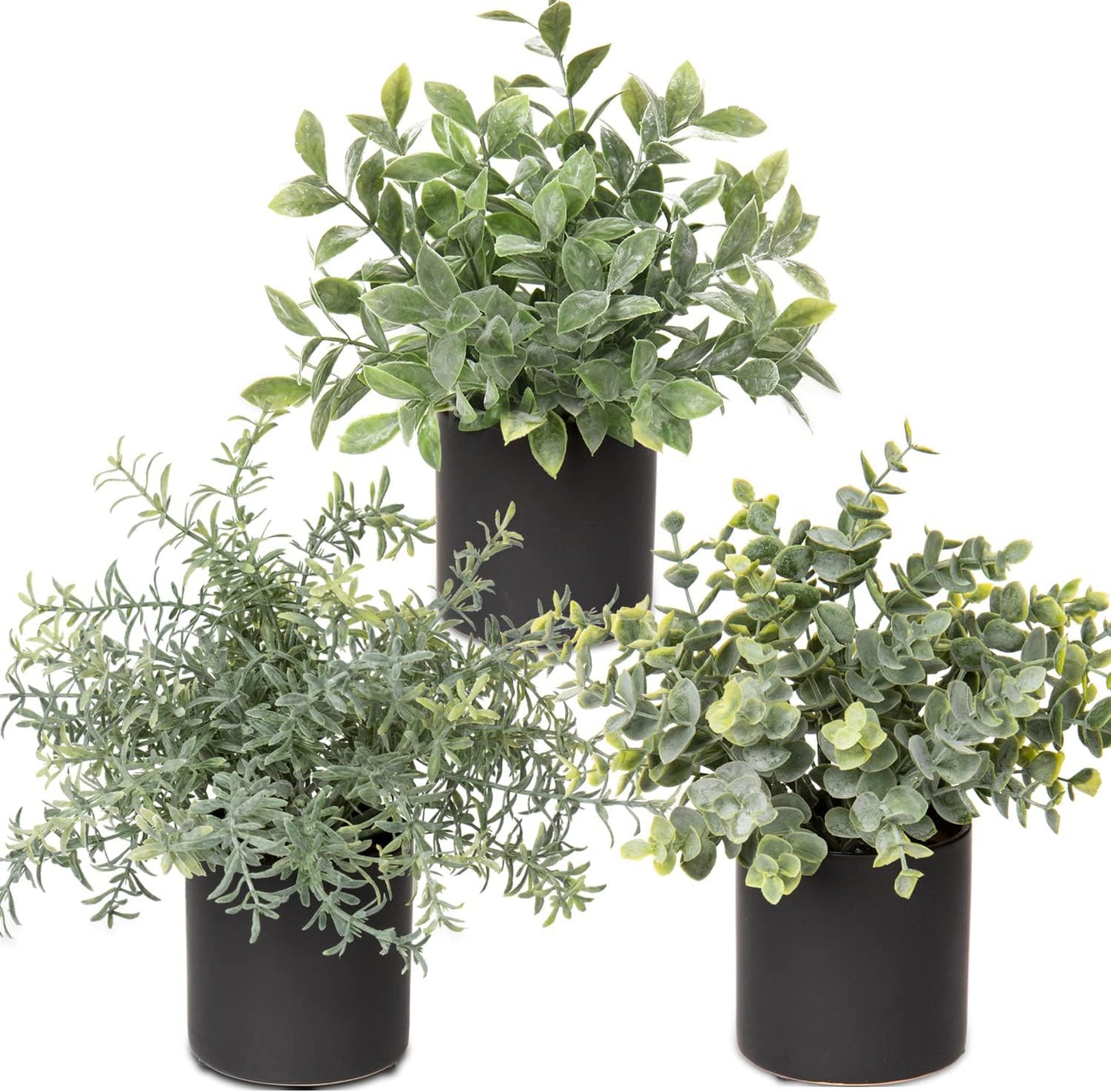 3 Pack Small Fake Plants for Shelf Decor Accents with Ceramic Pot Artificial Potted Plants for Rustic Farmhouse Decor Faux Plants Indoor Fake Potted Plants Artificial for Home Office Bookshelf Decor