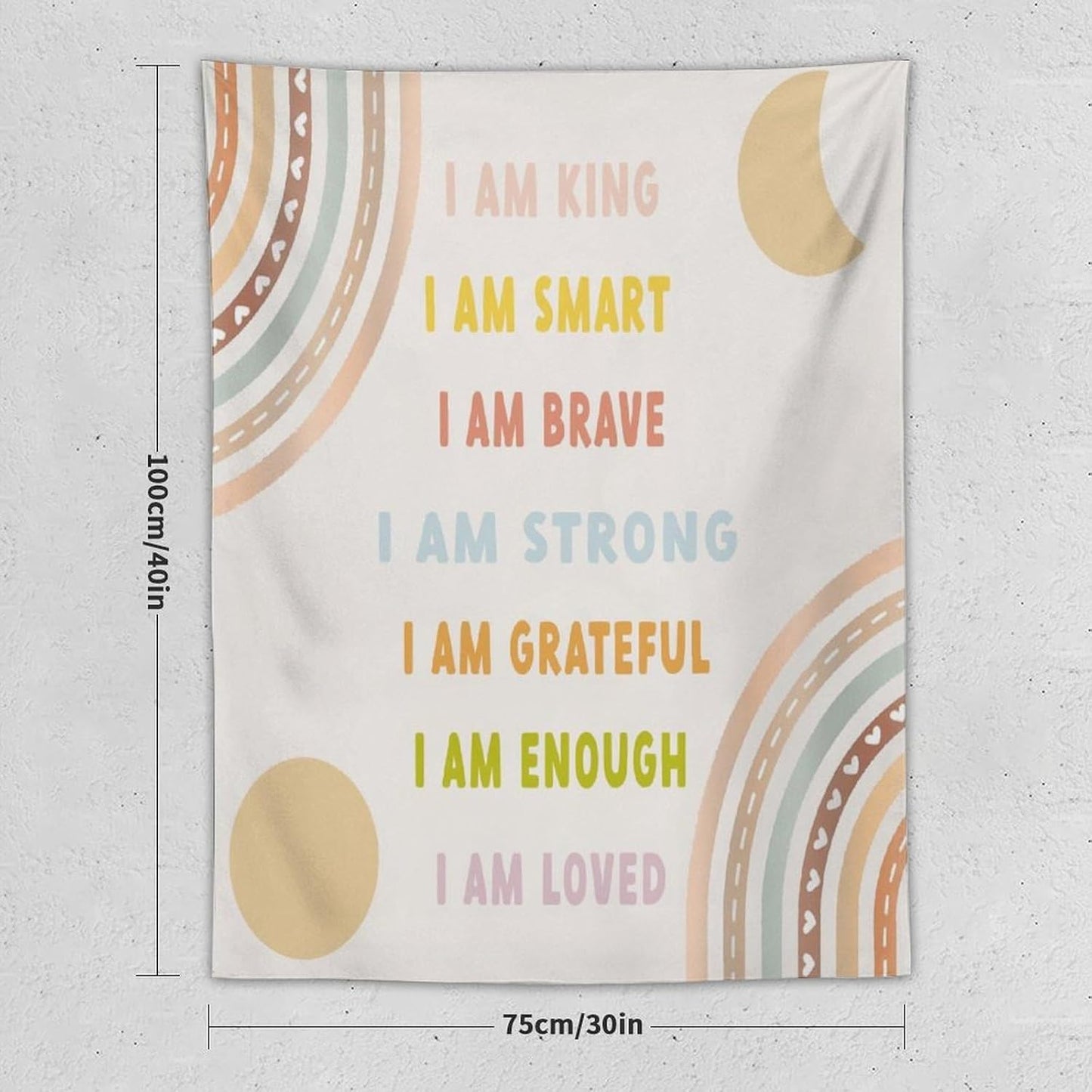 ICMOLYYENLO Boho Plant Aesthetic Tapestry, Abstract Medieval Arch Sun Home Aesthetic Wall Hanging For Bedroom Living Room Dormitory Tapestry 30x40 Inches