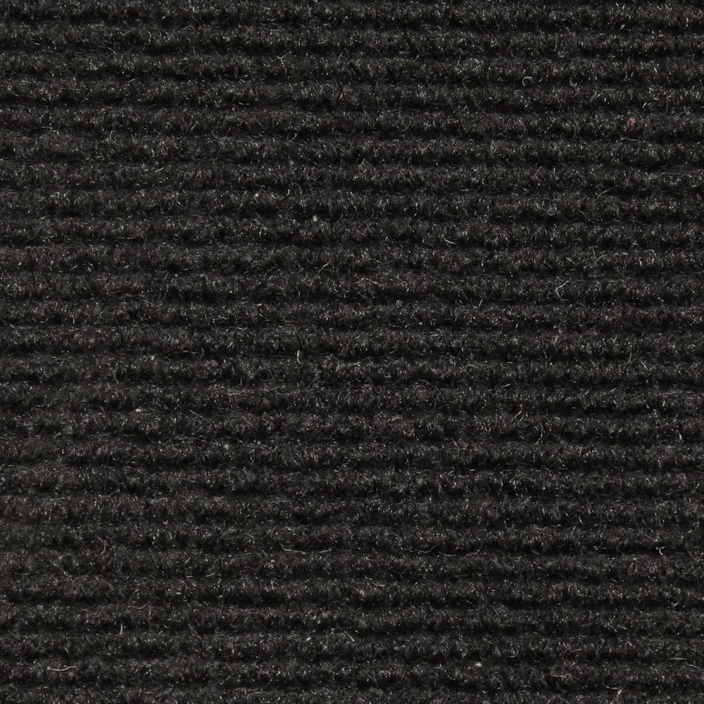 House, Home and More Indoor Outdoor Carpet with Rubber Marine Backing - Black - 6 Feet x 30 Feet - Durable, UV-Resistant - Adds Color and Comfort to Your Deck, Patio or Other Outdoor Rug Space.