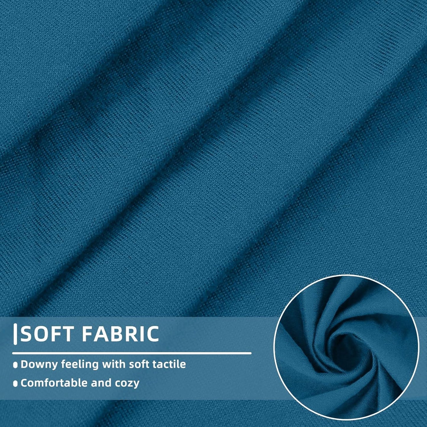 hyha Waterproof Couch Cushion Covers, Sectional Sofa Slipcovers Washable, L Shape Chaise Dog Couch Covers for Sectional Sofa, Universal Furniture Protector (1 Piece for Chaise, Deep Teal)