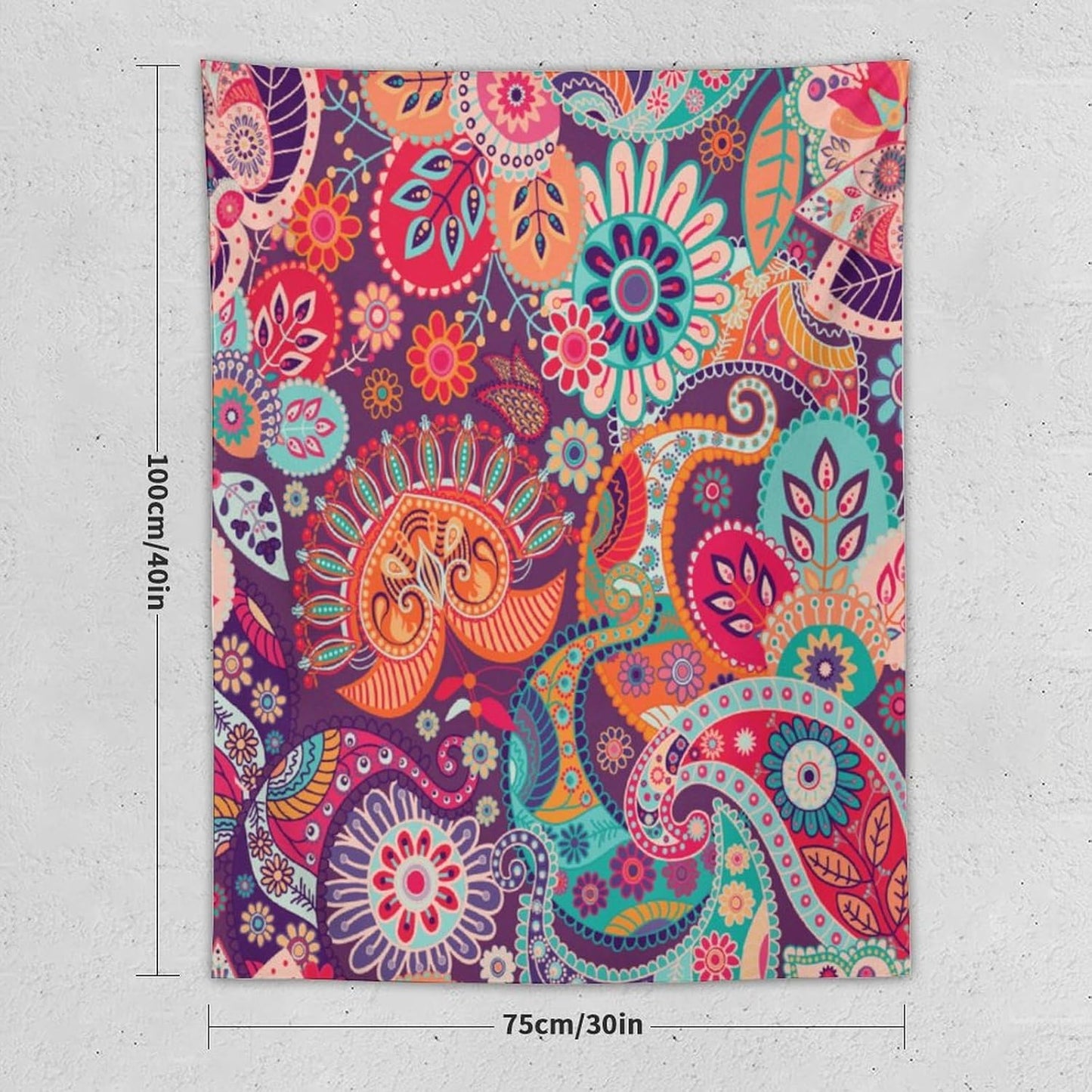 ICMOLYYENLO Palm Leaf Tapestry Wall Hanging, Tropical Leaves Plant Jungle Green Hawaiian Art Home Decor for Guest Bedroom Living Room Dormitory 60x80 Inch