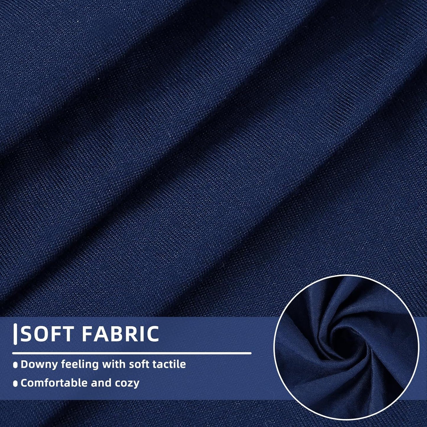 hyha Waterproof Couch Cushion Covers, Sectional Sofa Slipcovers Washable, L Shape Chaise Dog Couch Covers for Sectional Sofa, Universal Furniture Protector (1 Piece for Chaise XL, Navy)