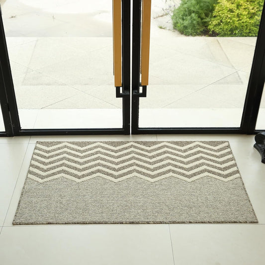 Indoor Doormat, Non-Slip Front Door Mats, Outdoor Welcome Mat Washable, Low Profile Indoor DoorMats for Entryway, Floor Inside Back Door Mats (32"x48")