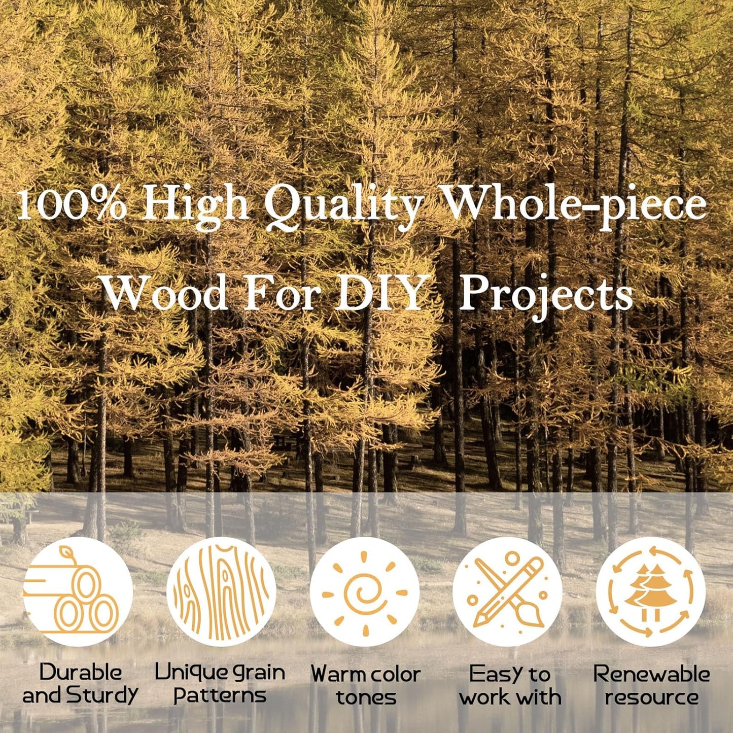 36 Pieces Unfinished Wood Coasters, GOH DODD 4 Inch Wooden Blanks with Non-Slip Pads for Laser Engraving Wood Burning Staining Painting Decoupage Housewarming Gifts Wedding Crafts Education, Square